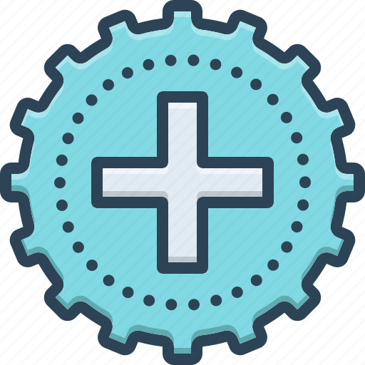 Additions, attachment, connection, summation, adding, positive, first aid sign icon - Download on Iconfinder
