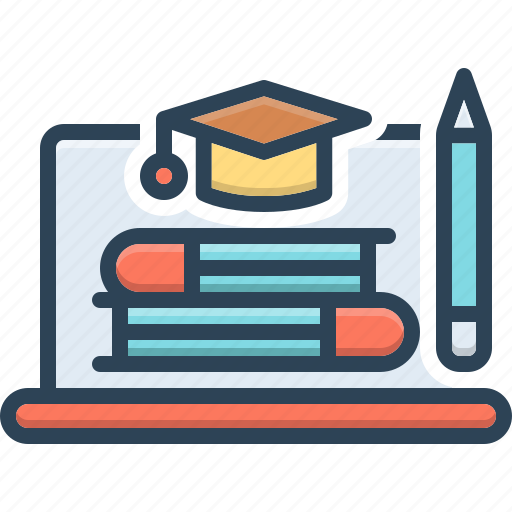 Education, teaching, learning, scholarship, graduation, mortarboard, study material icon - Download on Iconfinder