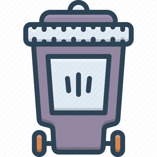Bin, trash, garbage, rubbish, recycle, container, basket icon - Download on Iconfinder