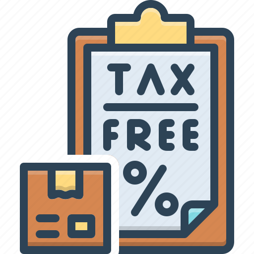 Exemption, discount, rebate, deduction, taxation, rate, save icon - Download on Iconfinder