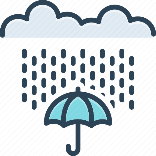 Rain, rainfall, raindrops, rainwater, drencher, safety, rain cloud icon - Download on Iconfinder
