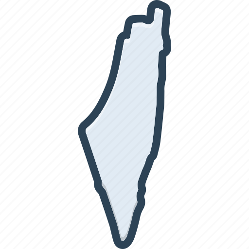 Israel, map, border, country, division, political, province icon - Download on Iconfinder