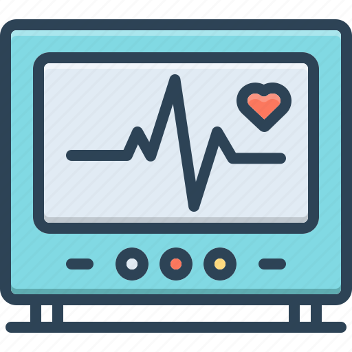 Beat, pulse, monitor, cardiology, heart beat, cardiac cycle, health care icon - Download on Iconfinder