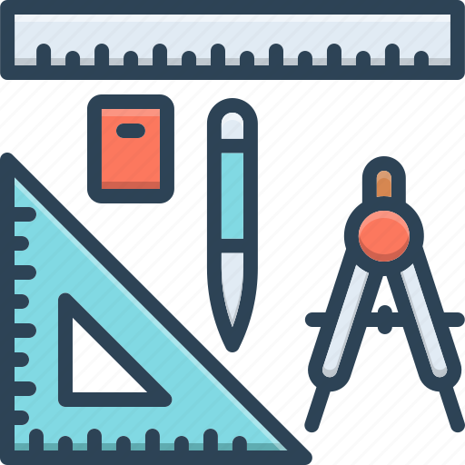 Geometry, compasses, instrument, measure, mathematic, math, blueprint icon - Download on Iconfinder