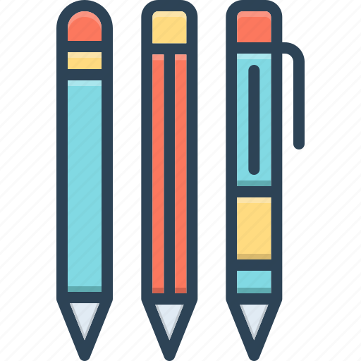 Types, variety, variation, category, different, pen, pencil icon - Download on Iconfinder