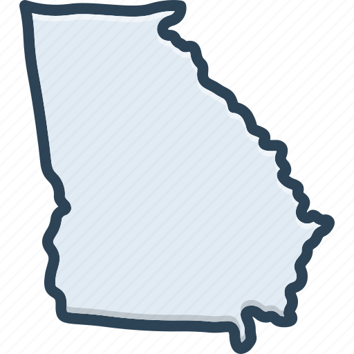 Atlanta, georgia, country, border, region, united state of america icon - Download on Iconfinder