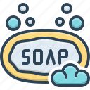 soap, bar, hygiene, bubble, cosmetics, foam, suds