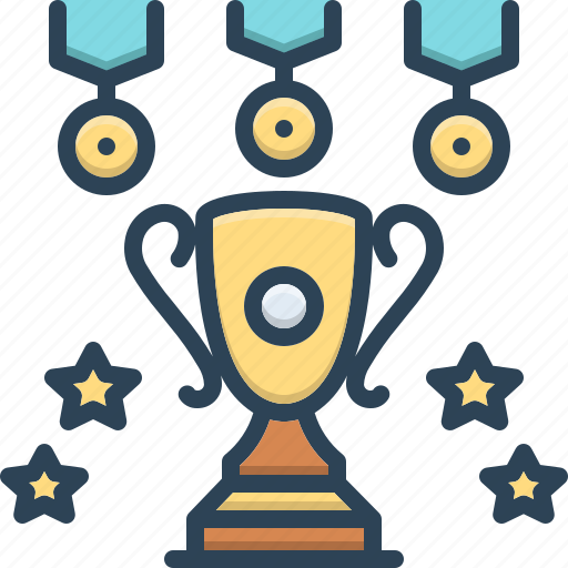 Honors, pride, medal, award, trophy, championship, achievement icon - Download on Iconfinder
