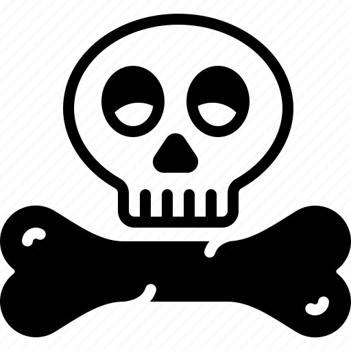 Bones, halloween, danger, skeleton, toxic, gameover, death skull icon - Download on Iconfinder