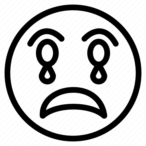 Crying, emoji, sad, weeping icon - Download on Iconfinder