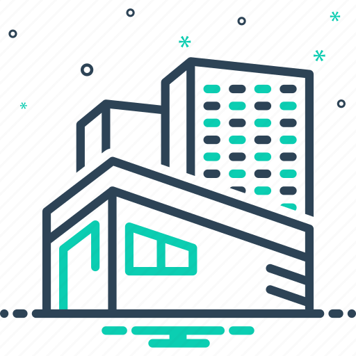 Headquarters, apartment, development, residential, center, head office, main office icon - Download on Iconfinder