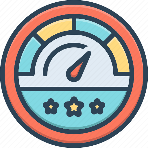 Moderate, medium, average, speedometer, tachometer, gauges, indicator icon - Download on Iconfinder