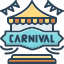 carnival, festival, fiesta, jamboree, celebration, merrymaking, jollification, saturnalia 