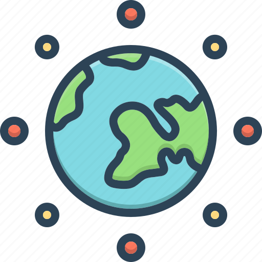 Pacific, earth, globe, asia, australia, planet, atlantic icon - Download on Iconfinder