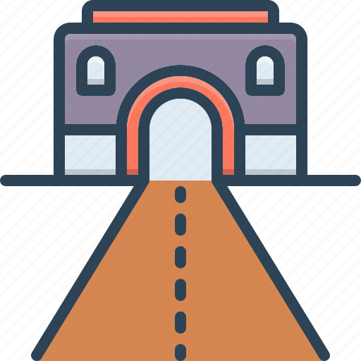 Passage, route, path, routing, pathway, road, tunnel icon - Download on Iconfinder