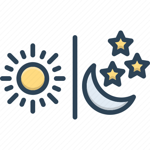 Opposite, contrary, facing, differing, reversed, weather, astronomy icon - Download on Iconfinder