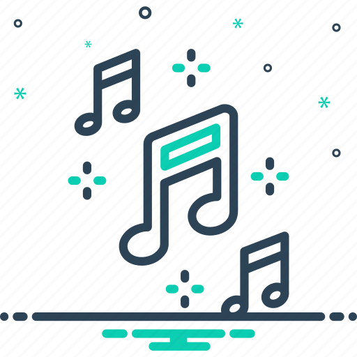 Symphony, music, staves, tone, melody, song, rhythm icon - Download on Iconfinder