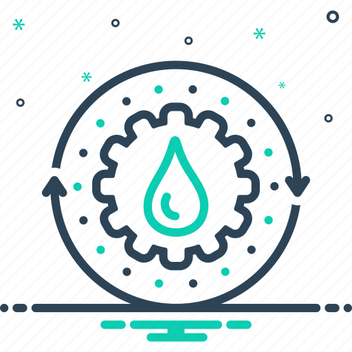 Usage, conservation, water, drop, use, utilization, consumption icon - Download on Iconfinder