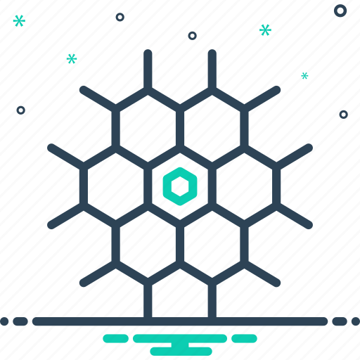 Hormone, molecule, structure, chemical, atom, formula, hexagon icon - Download on Iconfinder