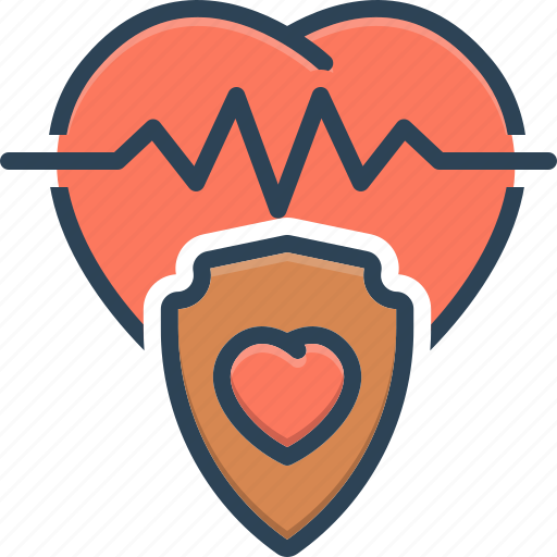 Health, health insurance, heart, heart beat, insurance, life, protection icon - Download on Iconfinder