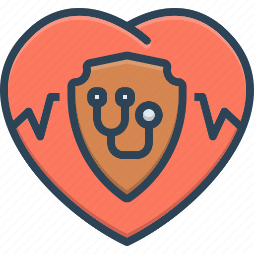 Health, health insurance, heart, insurance, life, protection, stethoscope icon - Download on Iconfinder
