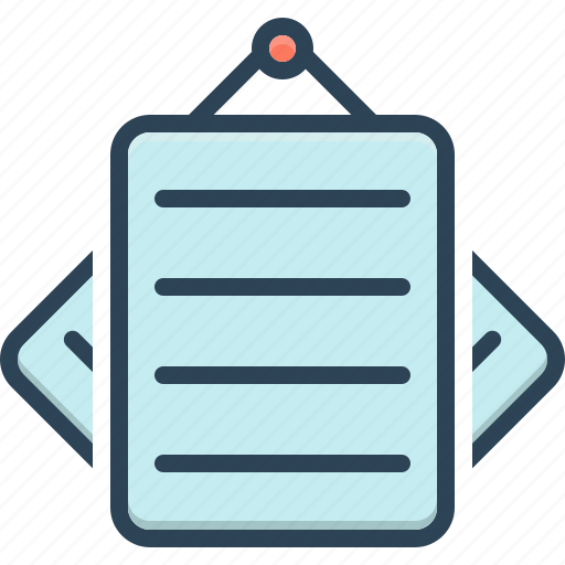 Concept, document, notepaper, notes, paper, remember, stationery icon - Download on Iconfinder