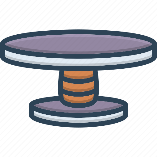 Contemporary, dining, dining table, furniture, interior, round, table icon - Download on Iconfinder