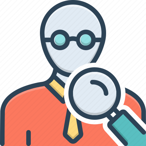 Connoisseur, expert, find, magnifyglass, mavens, people, search icon - Download on Iconfinder