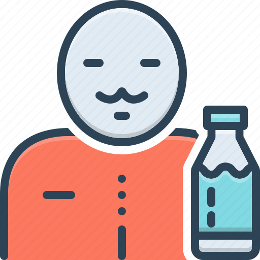 Bottle, milk, milkman, nutrition, profession, refreshment icon - Download on Iconfinder