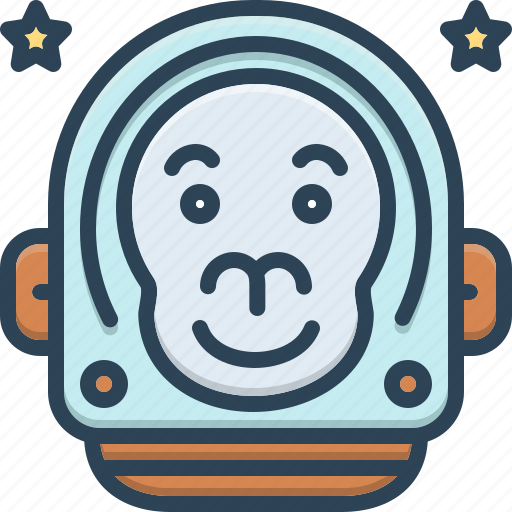 Animal, astronaut, helmet, monkey, monkey of the space, space, spaceman icon - Download on Iconfinder