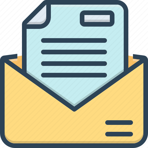 Certificate, email, letter, messages, scenarios, text, tidings icon - Download on Iconfinder