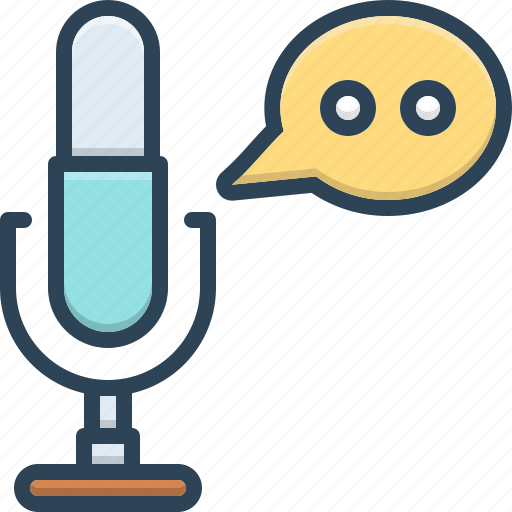Author, message, microphone, narrative, saga, story, tale icon - Download on Iconfinder