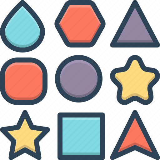 Apart, asunder, different, multiple, shape, type, various icon - Download on Iconfinder