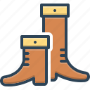 boot, footwear, lengthy, long, prolonged, protracted, tall