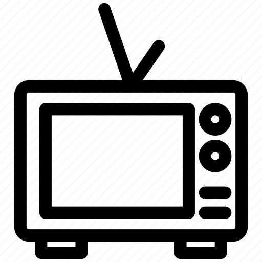 Television, tv, retro, screen, display icon - Download on Iconfinder