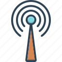 antenna, beacons, connection, internet, network, signals, wifi