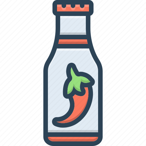Chilli, container, flavoring, gravy, ketchup, relish, sauce icon - Download on Iconfinder