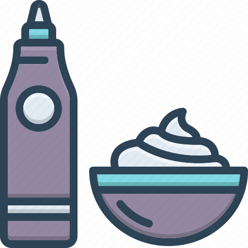 Cream, dessert, gravy, ketchup, relish, sauce, sour icon - Download on Iconfinder