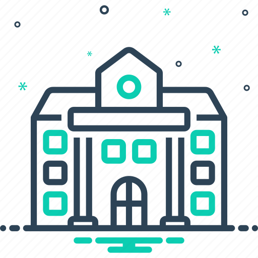 Academy, college, educational, governmental, institution, school, university icon - Download on Iconfinder