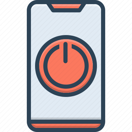 Discontinued, electric, off, power, push, shutdown, start icon - Download on Iconfinder