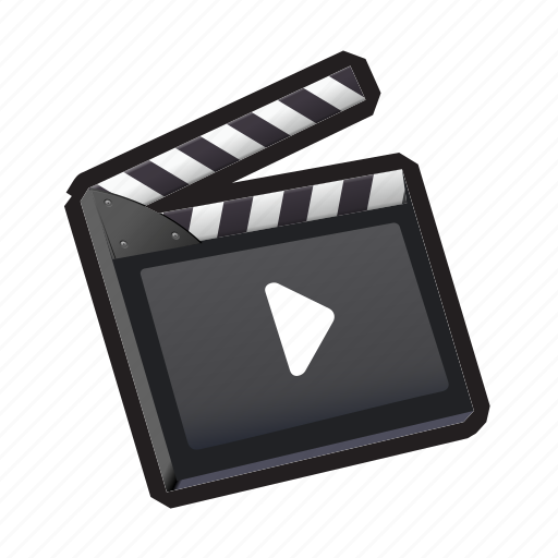 Clacket, media, movie, play, record, video icon - Download on Iconfinder