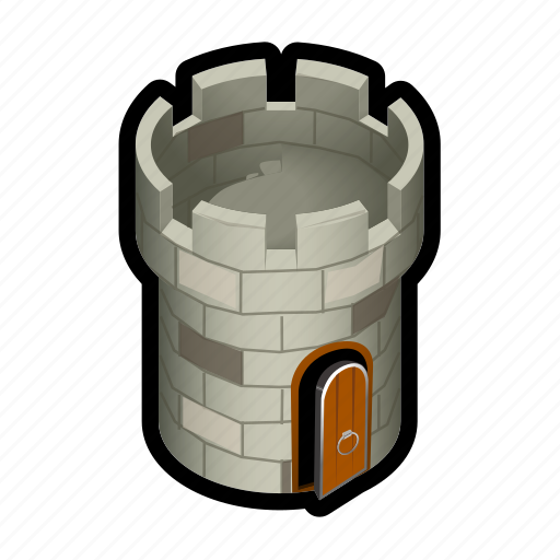 Castle, defense, medieval, perch, sniper, tower icon - Download on Iconfinder