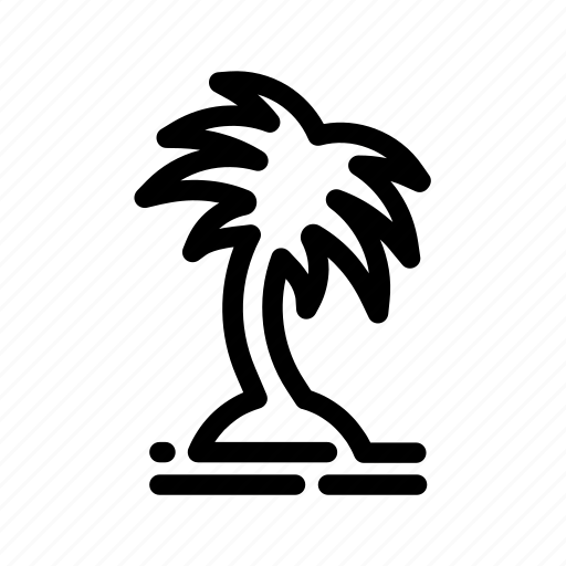 Exotic, island, isle, palm, tree, tropical, vacation icon - Download on Iconfinder
