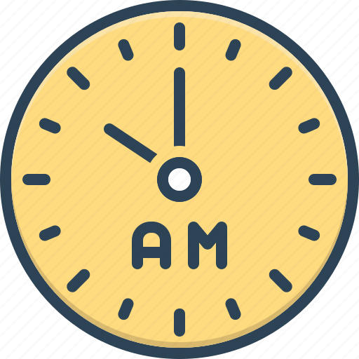 Timepiece, morning, am, clock, watch, horologe, timer icon - Download on Iconfinder