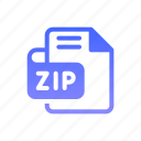 zip, document, file, format, compressed