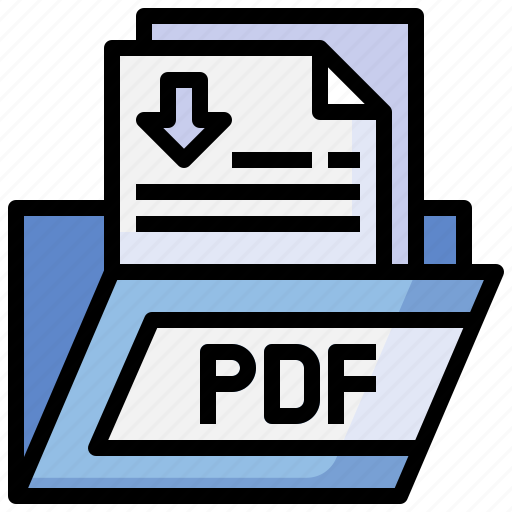 Pdf, document, portable, format, file icon - Download on Iconfinder