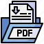 pdf, document, portable, format, file 