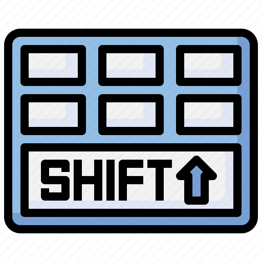 Shift, keyboard, button, key, tool, arrow icon - Download on Iconfinder