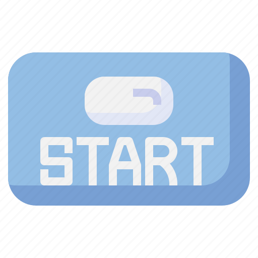 Start, button, videogame, console icon - Download on Iconfinder