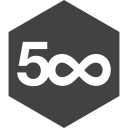 500, hexagon, media, pixel, social